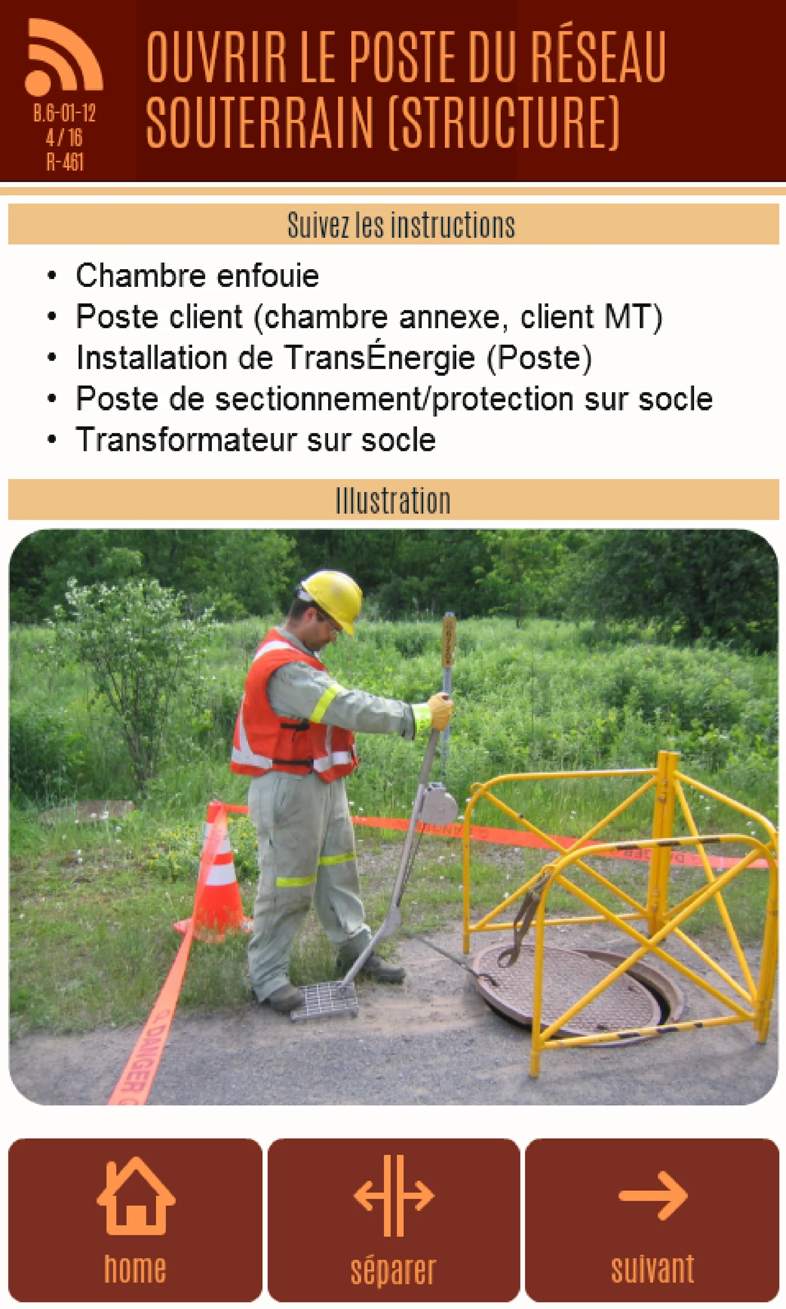Écran d’application — Hydro-Québec, capture 4